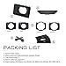 Tilta Matte Box for Studio Cinema Cameras, 3 Pcs 4x5.65 Filter Frame with 5 Lens Adapter Rings (134/114/110/95/80mm) Carbon Fiber Top Flag 5 Pcs Front Matte 15mm Rod Adapter MB-T12