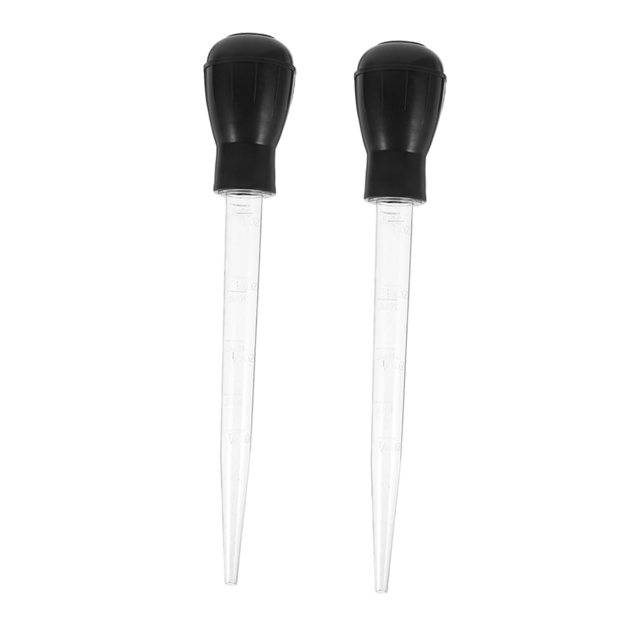 Unomor 2pcs Turkey Baster and Injector for Cooking Dropper Design for Accurate Oil Dispensing Essential Kitchen Tool for Grilling and Roasting and Easy to Clean