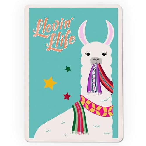 Lantern Press Llovin' Llife Llama, 52 cartas tamaño póker miniatura 3