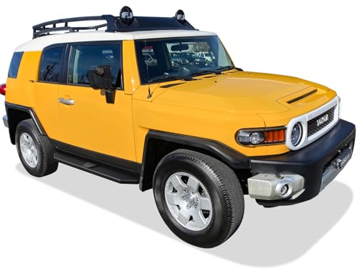 Estribos negros de acero inoxidable para Toyota FJ Cruiser miniatura 6