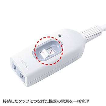 新東電器 中間スイッチ付き延長コード19個 楽天市場】新東電器 S.T.D 中間スイッチ付延長コード JH-SW1070W