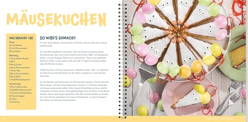 Kinder lieben Kuchen: Kreative Backideen für Familien mit Kindern. Rezepte für Geburtstagskuchen mit Wow-Effekt, zuckerfreie Snacks & erste eigene Backprojekte! Für Schleckermäuler von 0 bis 12. – vue 5