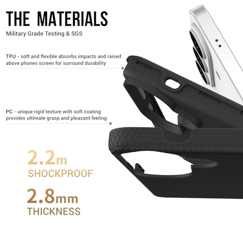 Image of NOXO Ultra-Hybrid Triangle Back Case Cover for Samsung Galaxy S26 Plus | Shockproof Design | Camera Protection | Soft TPU & Rugged PC | Bumper Cases and Covers (Coal Black)
