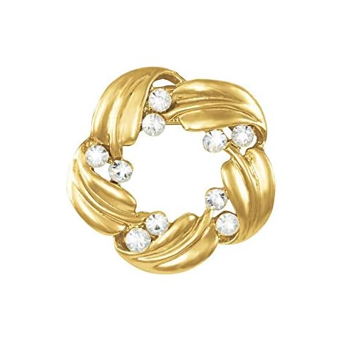 Eternal Collection Versatility Gold Scarf Clip 3 Gold Cover