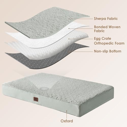 Image of EHEYCIGA Orthopedic Dog Bed Extra Large with Removable Washable Cover, 47IN