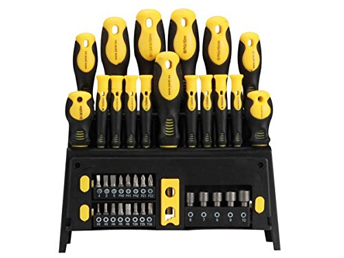 Perel HSET23 Screwdriver and Bit Set (Pack of 6), Variety pack