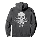 Mano Cornuta guays calaveras música rockero saludo calaveras Sudadera con Capucha
