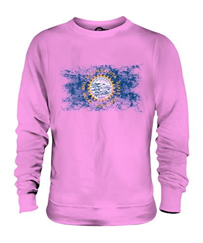 Sweat-Shirt Dakota du Sud Candymix pour Homme et Femme Style Délavé