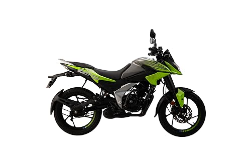 Image of Bajaj Pulsar N 125 Led Disc Bt Motorcycle /Motorbike - Pewter Grey Citrus Rush - Ex-Showroom