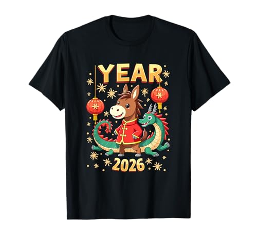 Chinese New Year 2026 Year of The Horse T-Shirt
