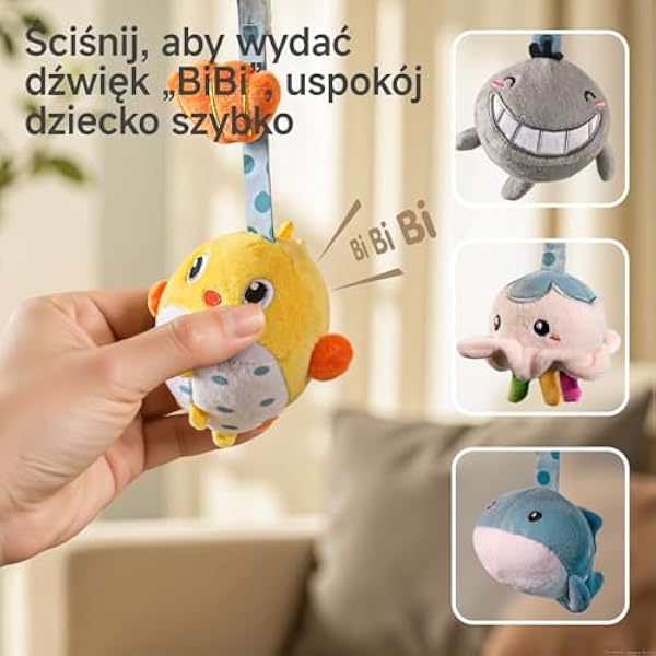 Tumama подвесные игрушки для детей игрушка Живот-зеркало мобиль мягкая колыбель развивающие игрушки плюшевые животные мягкие детские коляски наборы для детей от 0 до 12 месяцев новорожденные младенцы малыши подарок на день рождения