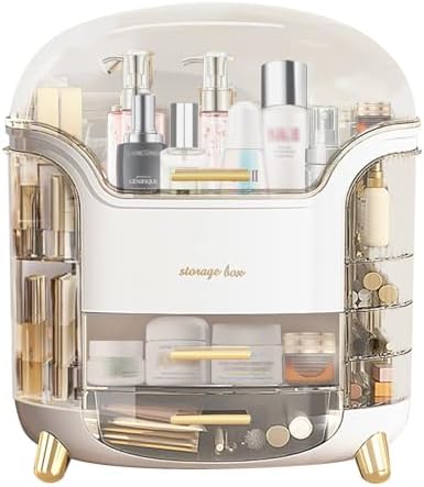 Caja Organizador Maquillaje Makeup Skincare Organizer con Cajones...