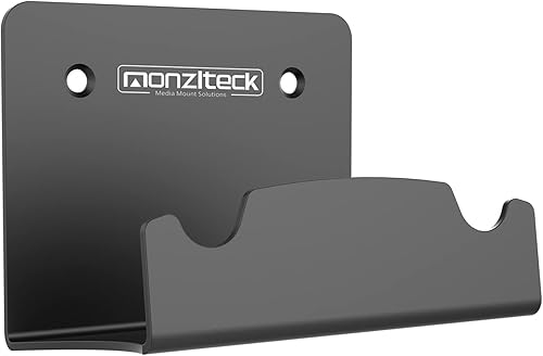 Miniatura 2 de Monzlteck Nuevo soporte de pared para controlador PS4, compatible con controlador PS5, aplicación sin tornillos (individual)