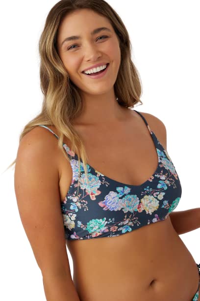 Bikini bralette floral Stella de taille M idéal pour vos vacances à la plage
