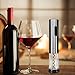 DOITOOL 2pcs Electric Wine Bottle Openers with Automatic Corkscrew and Foil Cutter Silver Electric Corkscrew Set for Kitchen Home Bar Compatible with All Cork Types