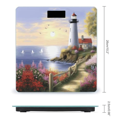 Báscula Digital de Baño con Pantalla LCD Grande y Precisión Alta miniatura 2