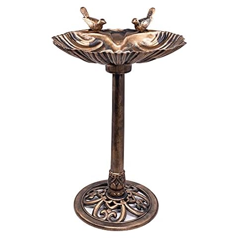 Schallen Garden Clam Shell Bird Bath Cover