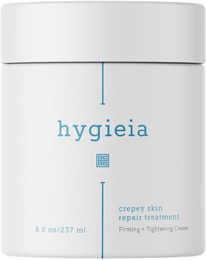 Crepey Skin Full Body Moisturizing & Firming Cream – Tighten & Smooth Crepey Skin - Anti-Aging Moisturizer with Hyaluronic Acid, AHAs & Natural Oils to Rejuvenate, Soften & Hydrate, 8oz