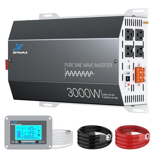 3000W Pure Sine Wave Power Inverter