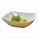 50 White Square Disposable Plastic Serving Bowls - Case of 50 64 oz Salad Bowls Party Wedding Bowls