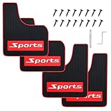 4PCS Car Mud Flaps Rubber Mudguard Soft No Collision Front and Rear Fender Splash Guards Mud Flaps, Universal for Cars SUV, Short