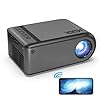 WiFi Projector, iGRR Portable Mini Projector for Outdoor Movie 1080P Supported, Home Theater Projector Compatible with…