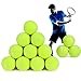 Tennisbälle, Fostoy 24PCS Langlebige Tennis Training Übungsbälle Hundespielzeug Spielbälle mit Netz-Tragetasche für Erwachsene, Kinder und Hunde