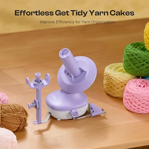 Image of Caydo Electric Yarn Winder M1, Effortless Yarn Organizer for Crochet Lovers