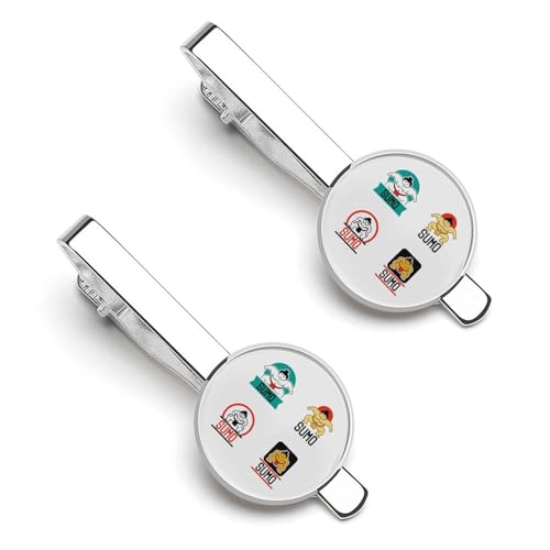 ネクタイピン 2本セット 相撲 すもう 力士 タイタック 衣装アクセサリー 紳士 お洒落 結婚式 入学式 日常仕事 ビジネス 冠婚 父の日 メンズ 男性 プレゼント