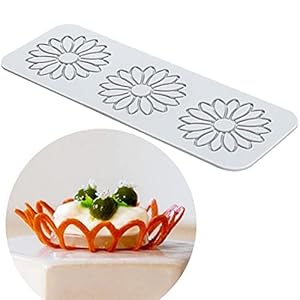 3D Hollow Leaf Mold Silicone Candy Mold Chocolate Hollow Leaf Baking Molds for Lace Mold Baking Gummy Sugar Craft Cake Party Pastry Fondant Moulds Polymer Clay Mould (Sunflower)