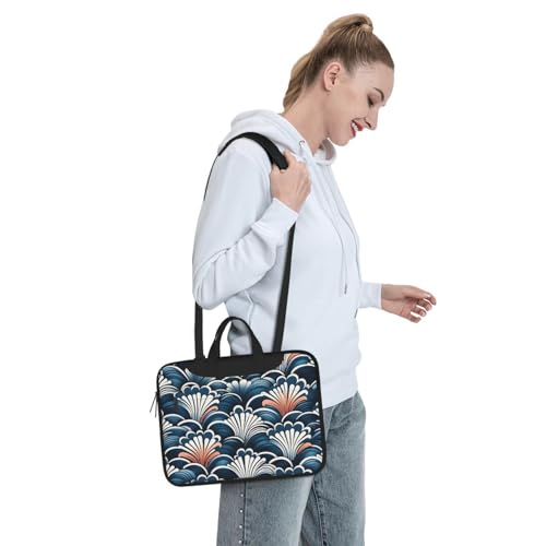 Bolso bandolera para laptop con patrón chino KHiry miniatura 7