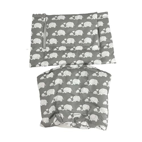 Coussin chaise haute bébé éléphant anti-choc en tissu doux pour repas sans douleur