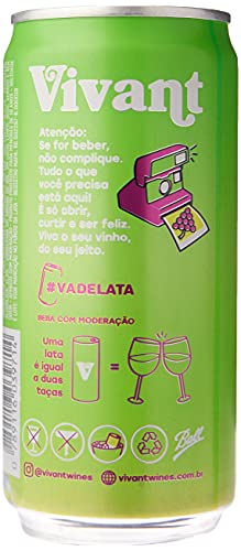 Vinho Branco em Lata Vivant Wines, 269ml