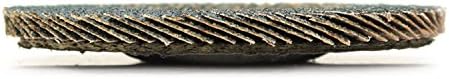 BHA Grinding and Sanding Flap Discs T27, 4-1/2" x 7/8", 60 Grit - 10 Pack