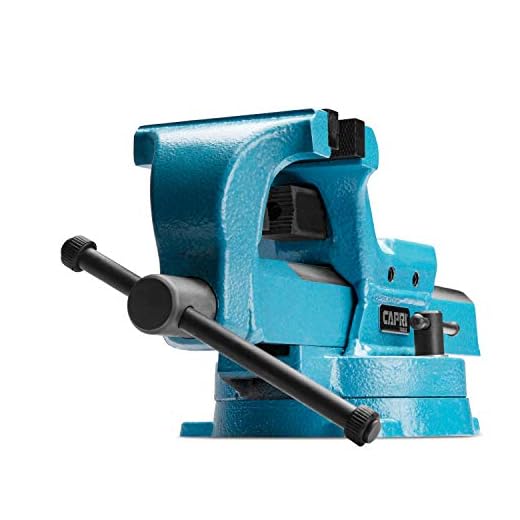 Capri Tools 10515 Ultimate Grip Forged Steel Bench Vise, 4"