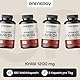 OnEnergy Krillöl 1200 mg – Omega-3, Cholin und Astaxanthin – 180 Kapseln – Öl aus antarktischem Krill – Unterstützung für Herz und Leber – Hilfe beim Fettstoffwechsel – Frei von Gluten und Laktose