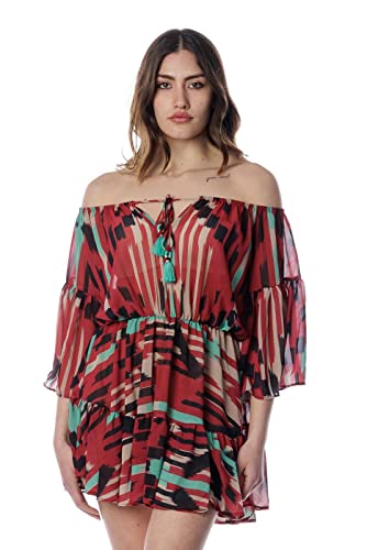Caftano Donna F**K F22-1613-U tunique de plage légère pour femme