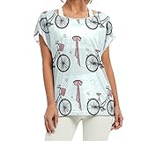 1.Realizzato in 100% poliestere leggero, morbido e traspirante, adatto alla pelle, il design del collo a spalla scesa e delle maniche dolman è il suo punto forte.