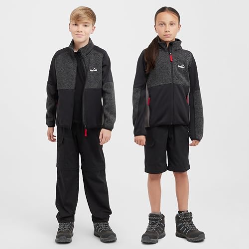 Peter Storm Kids' Ramble Convertible Zip Off Trousers & Shorts with Articulated Knees & 3 Pockets, Stretchy, Comfortable & Lightweight Pants (UK, Age, 14 Years, 15 Years, Regular, Black) - Image 4
