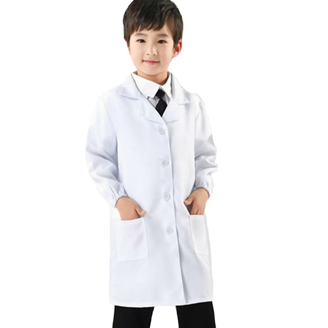 Baby Girls Kids Unisex Lab Coat for Scientist Role Play Costume Set - Halloween Dress