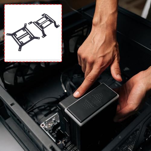 Soporte metálico para radiador de 120mm para PC miniatura 2