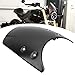 KIMISS Motorcycle Windscreen, Black Aluminum Windshield Windscreen Headlight Fairing Fit for R 2014‑2020