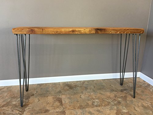 Barn Xo, Custom 3-Rod Hairpin Legs, Set Of 4 - Choose From 12" To 42" Height, Handmade For Diy And Home Projects, Choose From Untreated Raw, Matte Clear Coat Or Black Finish, Made In The Usa #TOP3