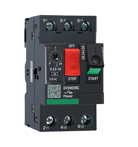 Disjoncteur moteur GV2ME10C 4,0-6,3 A contre la surcharge et court-circuit