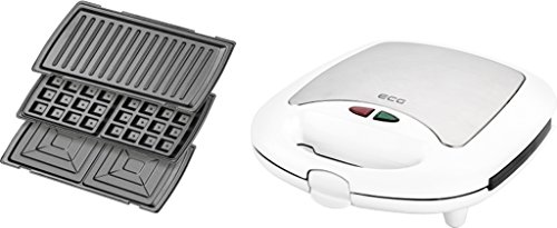 Sandwichera ECG S 399 3 en 1 para preparar gofres y desayunos en familia 6