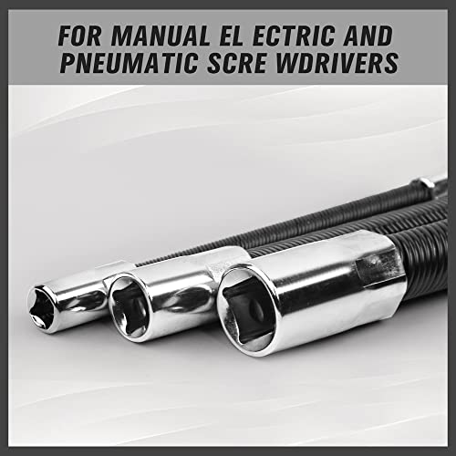 Swanlake Garden Tools 66038N Swanlake 3-Piece Flexible Socket Extension Bar Set 1/2 Inch 1/4 Inch 3/8 Inch Shaft Drive 10 Inch 8 Inch 6 Inch thumb #4