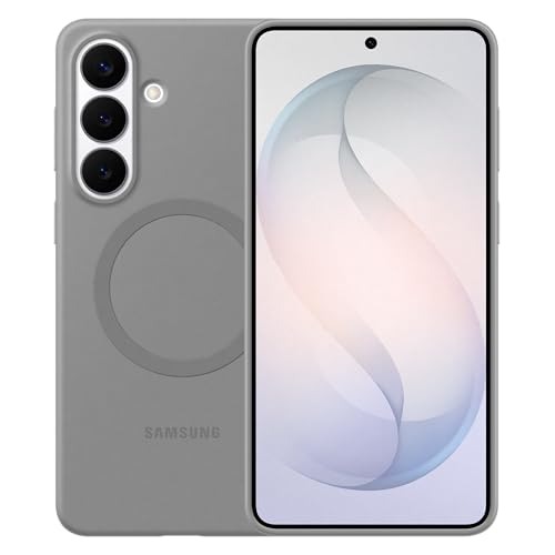 Image of Samsung Galaxy S26+ Silicone Magnet Phone Case, Soft-Touch, Durable Grip, Great Feel, Gray