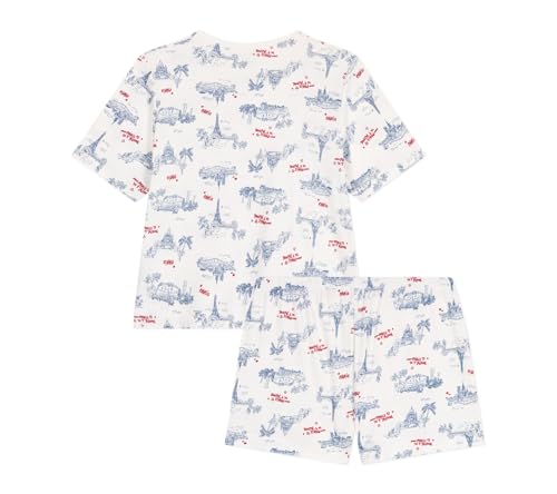 Petit Bateau Pyjacourt Femme pyjama court en coton léger d'été