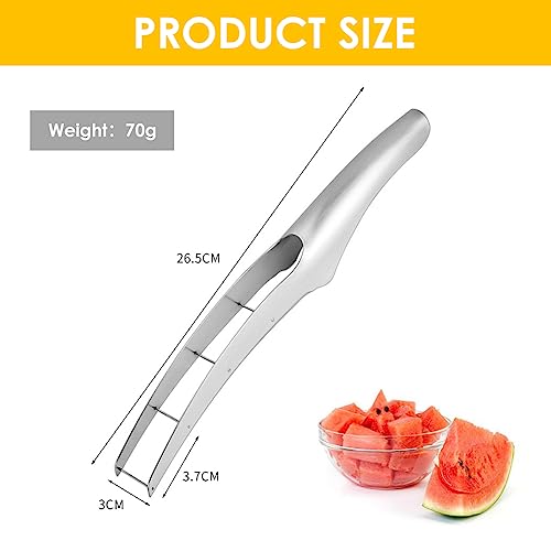 Miniatura 7 de Cortador De Sandia Acero Inoxidable,Cortador De Sandía En Cubos,Corta Sandias Y Melones,Corta Melones En Cubos Pequeños,Cortadores Para Fruta,Kitchen Gadgets Para Acampar En Fiestas