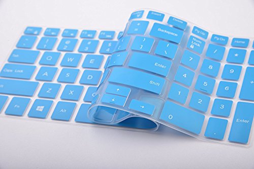 Keyboard Cover Compatible with Dell 15 3000 5000 7000 Series,17 5000 Series, 15.6" Dell G5 15 5500 5505, Dell Gaming G3 15 3500 3590 Series Laptop - Blue